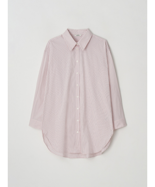 RMRN(アルエームアルエヌ)の「STRIPE EASY SHIRT(シャツ/ブラウス・レディース・スカイブルー/ピンク/ブルー・FREE)」の5枚目の写真