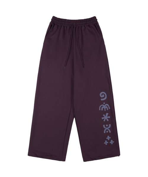 kaifai(カイファイ)の「グリフスウェットパンツ(パープル)K25ZC179(スウェットパンツ・レディース・その他・MEDIUM/LARGE)」の1枚目の写真