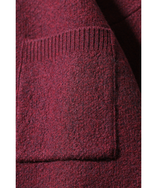 HORLISUN(ホーリーサン)の「Northyork Boiled Wool Crewneck Knit Melange Burgundy(ニット/セーター・メンズ・その他・MEDIUM/LARGE)」の4枚目の写真