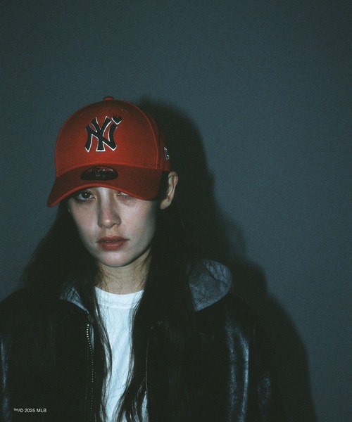 BASICKS(ベイシックス)の「x Newera Yankees Cap(キャップ・レディース・ブラック/ネイビー/レッド・FREE)」の6枚目の写真