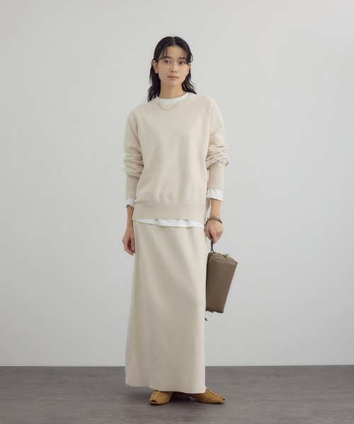 SALON adam et rope'（サロン アダム エ ロペ）の「【W S（ドゥーブル）】ゴートレザーショルダーバッグ（ショルダーバッグ・レディース・ベージュ系その他/ブラック/オフホワイト・FREE）」の14枚目の写真