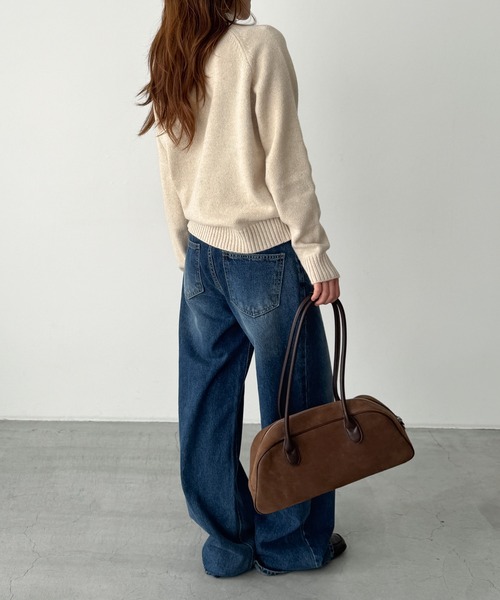 CANAL JEAN(キャナルジーン)の「El mar エリリブヘンリーニット(ニット/セーター・レディース・オートミール/ブラウン・ONE SIZE)」の12枚目の写真