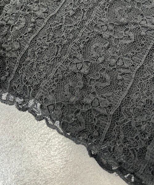 CIAOPANIC TYPY（チャオパニックティピー）の「【KIDS】レースヘムラインレイヤードパンツ≪ジュニアサイズあり≫（その他パンツ・キッズ・ブラック/ホワイト・SMALL/MEDIUM/LARGE/X-LARGE/XX-LARGE）」の12枚目の写真