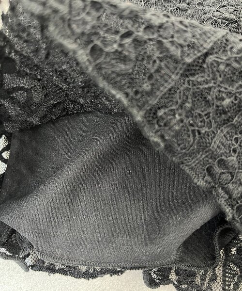 CIAOPANIC TYPY（チャオパニックティピー）の「【KIDS】レースヘムラインレイヤードパンツ≪ジュニアサイズあり≫（その他パンツ・キッズ・ブラック/ホワイト・SMALL/MEDIUM/LARGE/X-LARGE/XX-LARGE）」の11枚目の写真