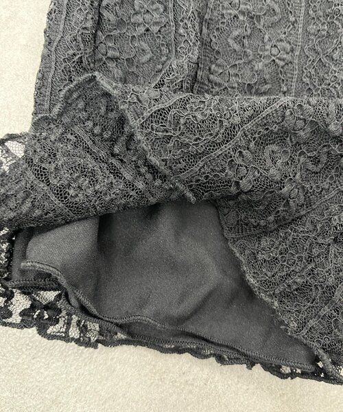 CIAOPANIC TYPY（チャオパニックティピー）の「【KIDS】レースヘムラインレイヤードパンツ≪ジュニアサイズあり≫（その他パンツ・キッズ・ブラック/ホワイト・SMALL/MEDIUM/LARGE/X-LARGE/XX-LARGE）」の10枚目の写真