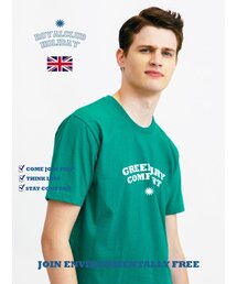 グリーナリー 半袖Tシャツ グリーン