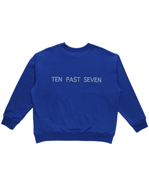TEN PAST SEVEN(テン ファスト セブン)の「オーバーサイズスウェットシャツ - ブルー(スウェット・メンズ・その他・SMALL/MEDIUM/LARGE)」の2枚目の写真