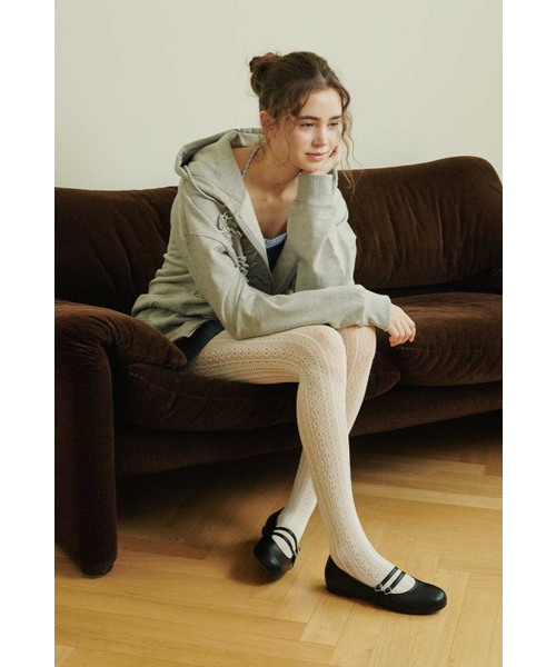 Heart Two strap Maryjane - Black