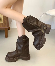 MAISON DE THERESE（メゾン ド テレーズ）の「防寒 厚底 レトロ マーチンブーツ（ブーツ）」