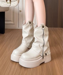 MAISON DE THERESE（メゾン ド テレーズ）の「防寒 厚底 レトロ マーチンブーツ（ブーツ）」