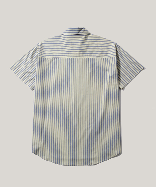 ease（イーズ）の「SUNDAY STRIPE 1/2SHIRTS [OVERSIZE FIT]（シャツ/ブラウス・メンズ・その他・MEDIUM/LARGE）」の3枚目の写真