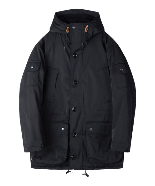 YOUNEEDGARMENTS(ユーニーズガーメンツ)の「PC フードパーカー マウンテンパーカー (ブラック)(ダウンジャケット/コート・メンズ・その他・40/38)」の2枚目の写真