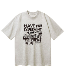 BEMIGHTY（ビーマイティー）の「ファンストレイオーバーフィット半袖Tシャツ [オートミール]（Tシャツ/カットソー）」