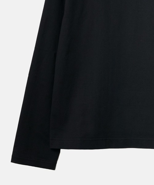 LE CIEL BLEU(ルシェルブルー)の「LEエンブロイダリーロングT / LE Embroidery Long T(Tシャツ/カットソー・レディース・ブラック/オフホワイト・36)」の13枚目の写真