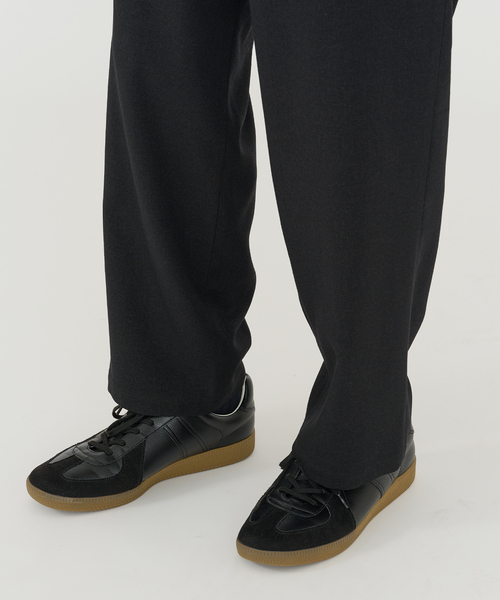 B.C STOCK（ベーセーストック）の「《追加》LANATEC(R) ウーステッドサージ イージーパンツ（スラックス・メンズ・ブラック/チャコールグレー・MEDIUM/LARGE）」の17枚目の写真