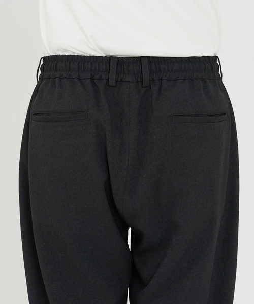 B.C STOCK（ベーセーストック）の「《追加》LANATEC(R) ウーステッドサージ イージーパンツ（スラックス・メンズ・ブラック/チャコールグレー・MEDIUM/LARGE）」の19枚目の写真