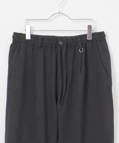 B.C STOCK（ベーセーストック）の「《追加》LANATEC(R) ウーステッドサージ イージーパンツ（スラックス・メンズ・ブラック/チャコールグレー・MEDIUM/LARGE）」の22枚目の写真