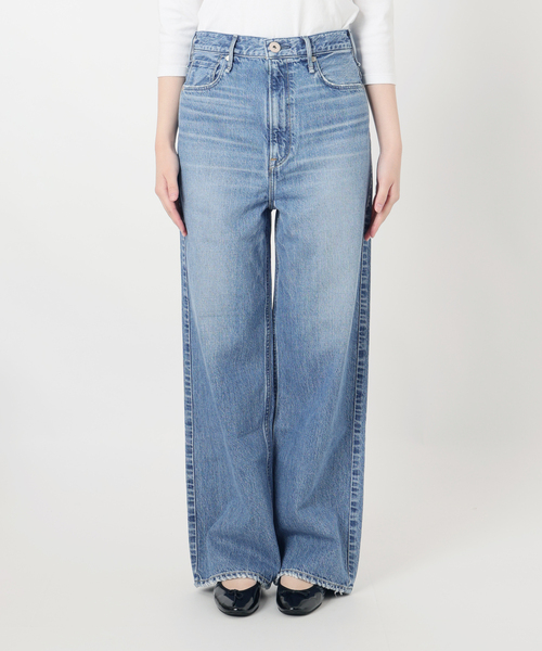 IENA（イエナ）の「upper hights/アッパーハイツ 別注 THE NIECE デニムパンツ（デニムパンツ・レディース・ベージュ/ブルー・22/26/25/24/23）」の21枚目の写真