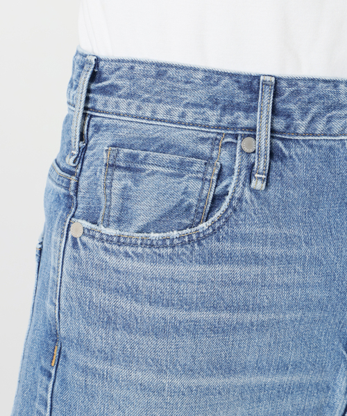 IENA（イエナ）の「upper hights/アッパーハイツ 別注 THE NIECE デニムパンツ（デニムパンツ・レディース・ベージュ/ブルー・22/26/25/24/23）」の20枚目の写真