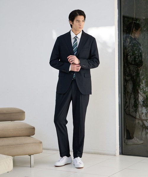 GLOBAL WORK（グローバルワーク）の「ストレッチシャツ/Salon de GW/600876（シャツ/ブラウス・メンズ・ブルー/ホワイト・X-LARGE/LARGE/MEDIUM/SMALL）」の5枚目の写真