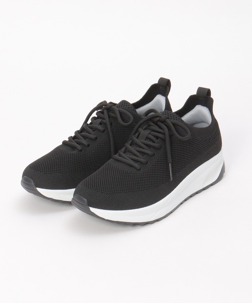 ikka（イッカ）の「洗えるニットスニーカー（スニーカー・レディース・ホワイト/グレー/ブラック・M/L）」の4枚目の写真