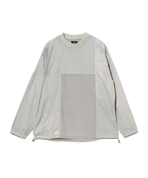 BEAMS(ビームス)の「クレイジーパターン ナイロン クルーネック【ワイドフィット】(Tシャツ/カットソー・メンズ・グレー/ブラック・L/M/S/XL)」の3枚目の写真
