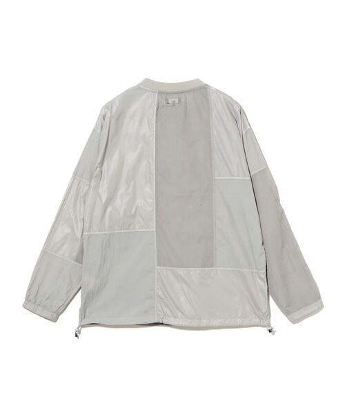 BEAMS(ビームス)の「クレイジーパターン ナイロン クルーネック【ワイドフィット】(Tシャツ/カットソー・メンズ・グレー/ブラック・L/M/S/XL)」の6枚目の写真