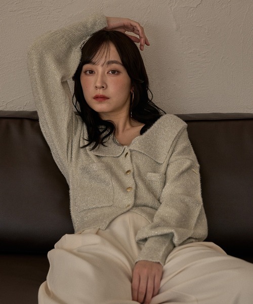mideal（マイディール）の「glitter knit ensemble / グリッターニット