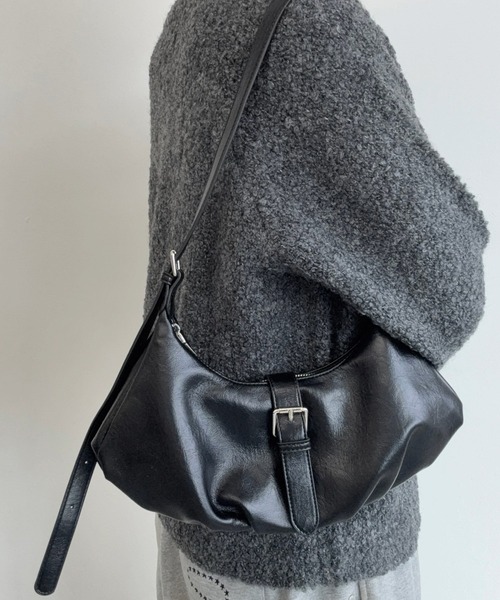 AUREN(オーレン)の「【ユニセックス】バックルショルダーバッグ(ショルダーバッグ・メンズ・ブラック/レッド/ブラウン/ホワイト・FREE)」の10枚目の写真