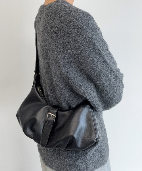 AUREN(オーレン)の「【ユニセックス】バックルショルダーバッグ(ショルダーバッグ・メンズ・ブラック/レッド/ブラウン/ホワイト・FREE)」の12枚目の写真