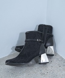 HARE | レースチュールヒールブーツ(HARE)(ブーツ)