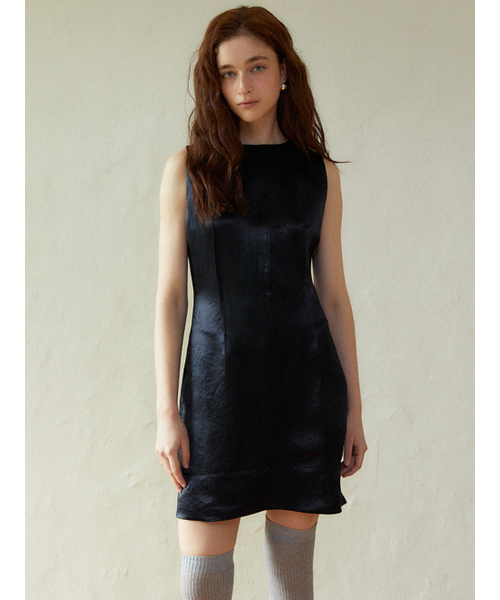 LARGO(ラルゴ)の「French silky dress (black)(ワンピース・レディース・その他・SMALL/MEDIUM)」の2枚目の写真