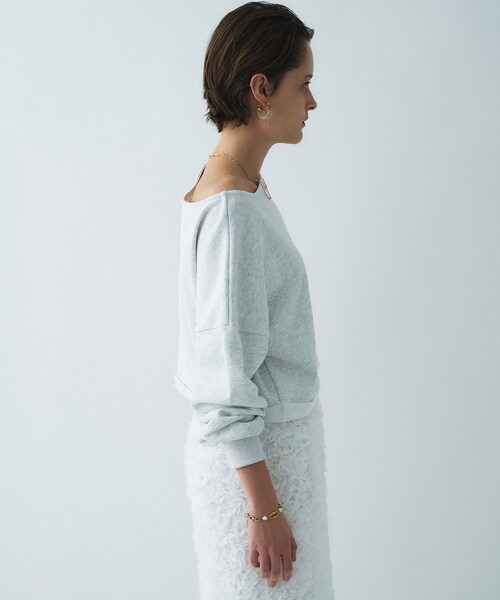 cloenc（クロエンス）の「【Philly chocolateコラボ】キャットモチーフ2wayスウェット（スウェット・レディース・ベージュ系/グレー系5/ネイビー系・02）」の8枚目の写真