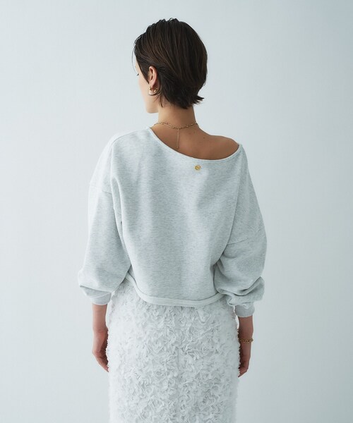 cloenc（クロエンス）の「【Philly chocolateコラボ】キャットモチーフ2wayスウェット（スウェット・レディース・ベージュ系/グレー系5/ネイビー系・02）」の9枚目の写真