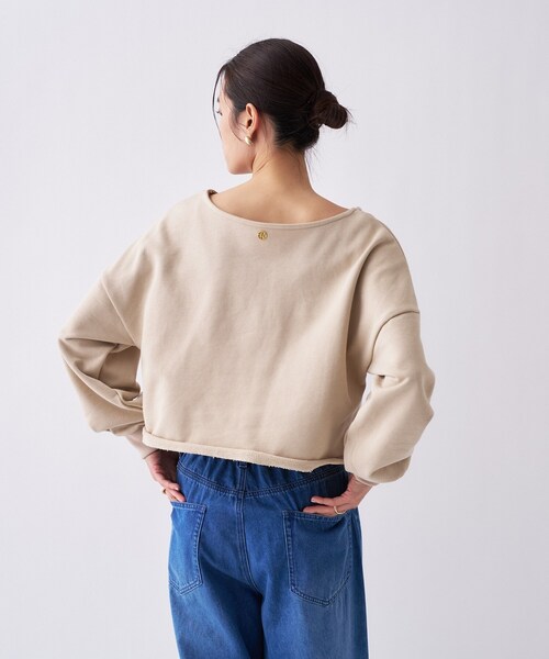 cloenc（クロエンス）の「【Philly chocolateコラボ】キャットモチーフ2wayスウェット（スウェット・レディース・ベージュ系/グレー系5/ネイビー系・02）」の13枚目の写真