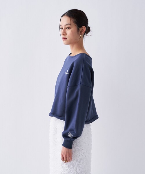 cloenc（クロエンス）の「【Philly chocolateコラボ】キャットモチーフ2wayスウェット（スウェット・レディース・ベージュ系/グレー系5/ネイビー系・02）」の20枚目の写真