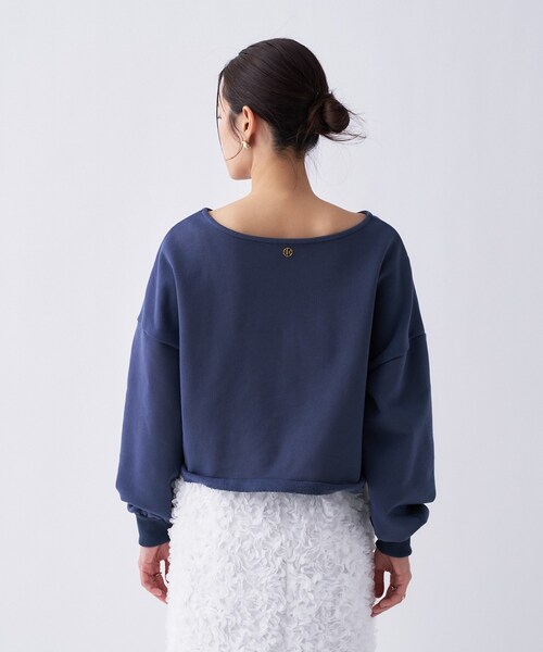 cloenc（クロエンス）の「【Philly chocolateコラボ】キャットモチーフ2wayスウェット（スウェット・レディース・ベージュ系/グレー系5/ネイビー系・02）」の21枚目の写真