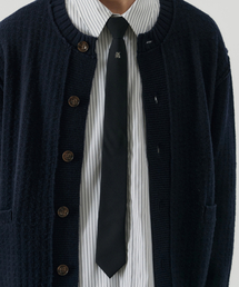 ALYSS（アリス）の「シグネチャーロゴセミスリムワンタッチタイ[ソリッドブラック]（ネクタイ）」