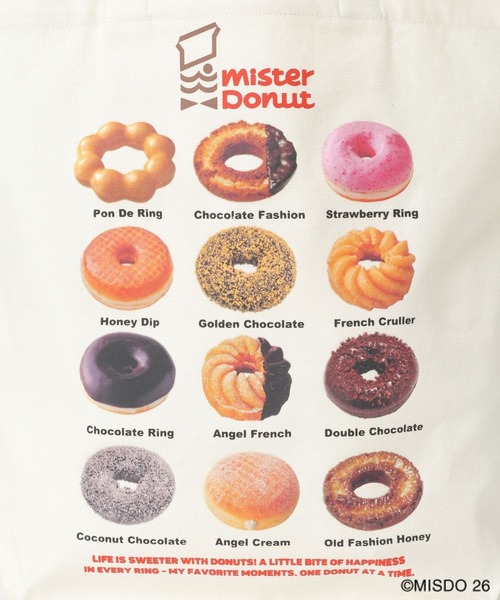 LEPSIM(レプシィム)の「【Mister Donut】BIGトートバッグ 627326(トートバッグ・レディース・オフホワイト/グレー系その他・ONE SIZE)」の11枚目の写真
