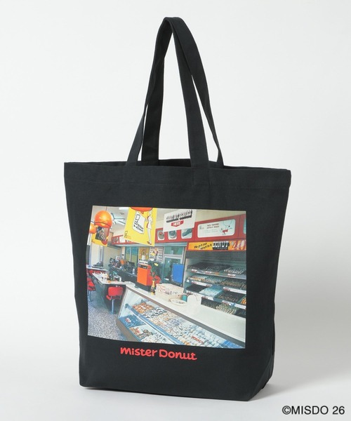 LEPSIM(レプシィム)の「【Mister Donut】BIGトートバッグ 627326(トートバッグ・レディース・オフホワイト/グレー系その他・ONE SIZE)」の4枚目の写真