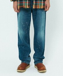 MOAA（モア）の「ペインティングルーズデニムパンツ (BLUE)（デニムパンツ）」