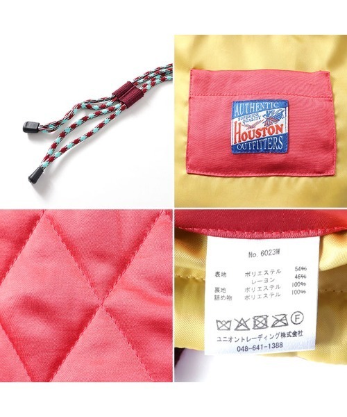 HOUSTON(ヒューストン)の「HOUSTON woman ヒューストン ウーマン CAT ALASKA EMB QUILTING EFECT BAG 猫 ネコ 龍 アラスカ 動物 刺繍 キルティング エフェクトバッグ 巾着バッグ(ショルダーバッグ・レディース・ラベンダー/ピンク/レッド/オリーブ/イエロー/ネイビー・FREE)」の22枚目の写真