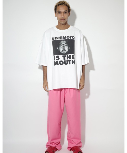 NISHIMOTO IS THE MOUTH(ニシモト イズ ザ マウス)の「WIDE S/S TEE | NISHIMOTO IS THE MOUTH(Tシャツ/カットソー・メンズ・ピンク/ホワイト/ブラック・L/XL/(S/M)/X-SMALL)」の2枚目の写真