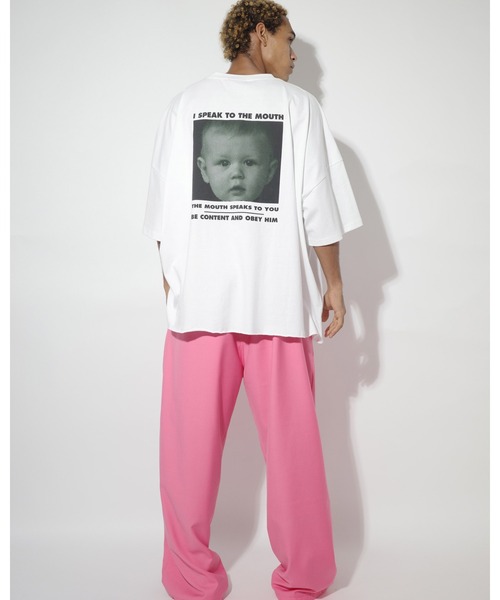 NISHIMOTO IS THE MOUTH(ニシモト イズ ザ マウス)の「WIDE S/S TEE | NISHIMOTO IS THE MOUTH(Tシャツ/カットソー・メンズ・ピンク/ホワイト/ブラック・L/XL/(S/M)/X-SMALL)」の14枚目の写真