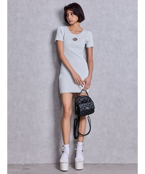 GYDA(ジェイダ)の「GG bijou キルティング5WAYミニリュック(バックパック/リュック・レディース・オフホワイト/ブラック・FREE)」の9枚目の写真