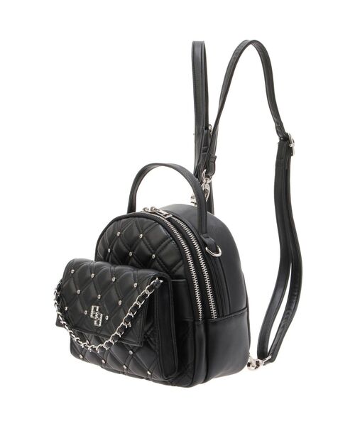 GYDA(ジェイダ)の「GG bijou キルティング5WAYミニリュック(バックパック/リュック・レディース・オフホワイト/ブラック・FREE)」の10枚目の写真