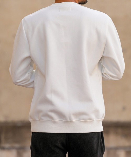 adamsJUGGLER(アダムスジャグラー)の「RTEGクロス&レオパードスウェットプル(スウェット・メンズ・ホワイト/ブラック・S/M/L/XL)」の15枚目の写真