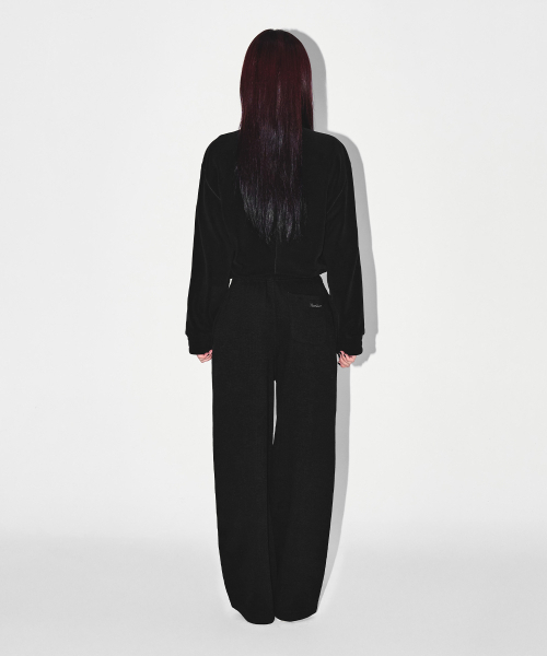 BORN TO WIN（ボーントゥウィン）の「W CHROME B FLEECE CROP JACKET [BLACK]（その他アウター・レディース・その他・2/1）」の6枚目の写真