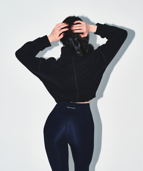 BORN TO WIN（ボーントゥウィン）の「W CHROME B FLEECE CROP JACKET [BLACK]（その他アウター・レディース・その他・2/1）」の12枚目の写真