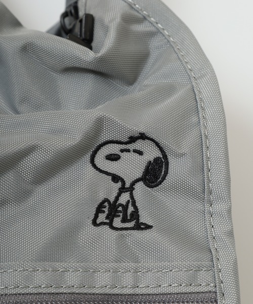 SNOOPY(スヌーピー)の「SNOOPY スヌーピー ボストンバッグ ロゴテープ(ボストンバッグ・レディース・ブラック/グレー・FREE)」の11枚目の写真